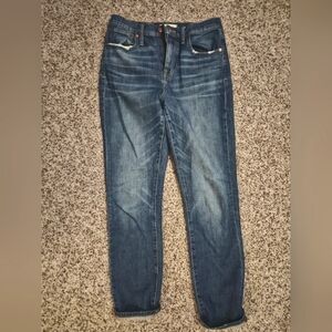 Madewell High Rise Slim Boyjean